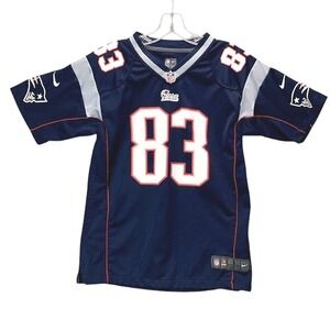 Nike Youth L New England Patriots Wes Welker #83 On Field NFL Football Jersey